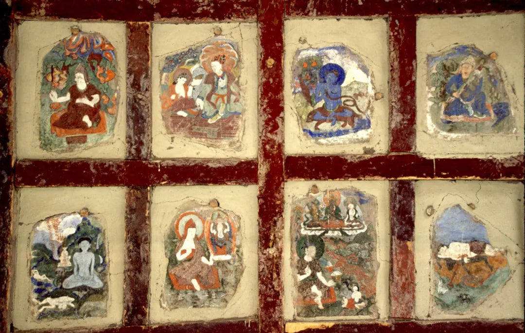 Chromatic Masterpieces of Himalayan Art: Achiever Murals in Hemis Gompa - Gandhanra-ART