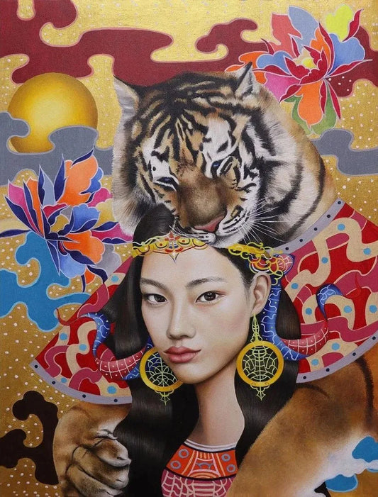 Himalayan Beauty and the Beast: Twin Artists from Bhutan - Gandhanra-ART