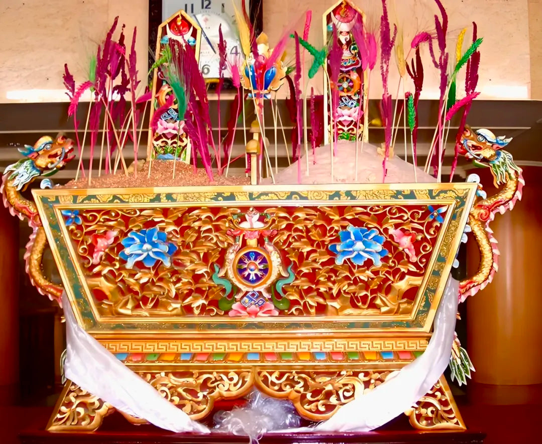 Tibetan "Qemar Box" ▎ A treasure box carrying good luck and blessings. - Gandhanra-ART