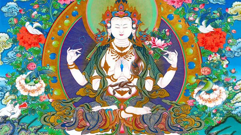 The Compassionate Chenrezig: Embodiment of Universal Mercy and Wisdom