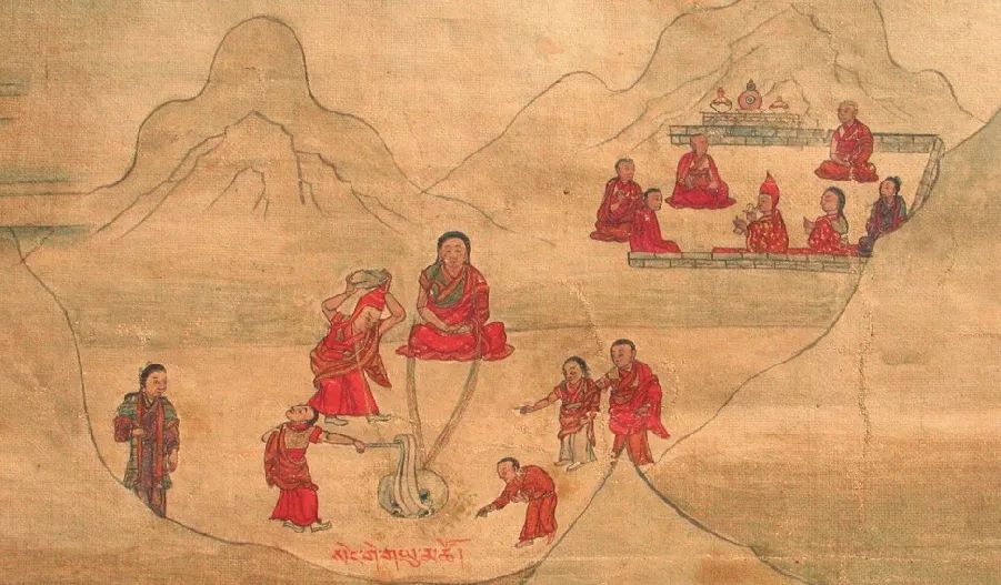 Carving wisdom on the cliff and hiding it under the lake surface | Key Moments about the Himalayas (8) - Gandhanra-ART