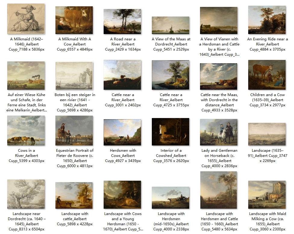 61 Painting Images by Aelbert Cuyp (Dutch, 1620-1691) - Gandhanra-ART