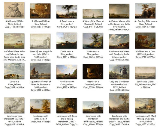 61 Painting Images by Aelbert Cuyp (Dutch, 1620-1691) - Gandhanra-ART