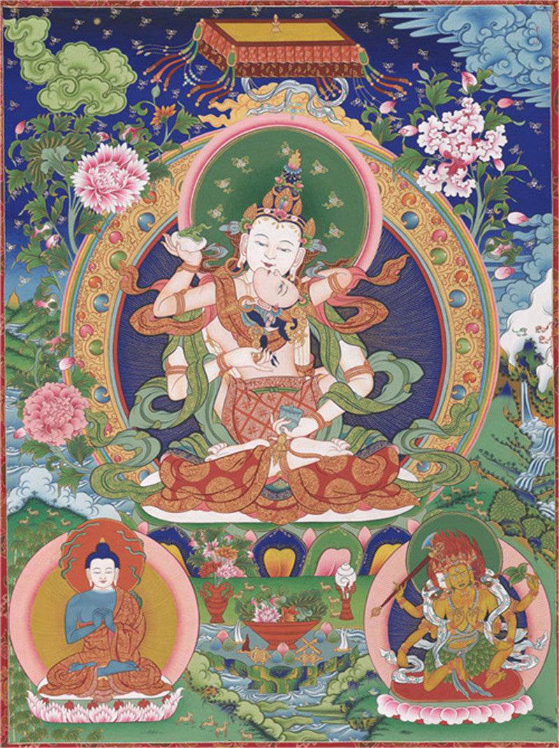 Vajrasatva in Yab Yum Image - Gandhanra-ART