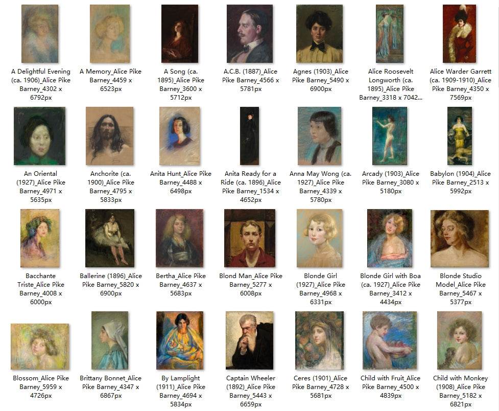 211 Painting Images by Alice Pike Barney (American, 1857–1931) - Gandhanra-ART