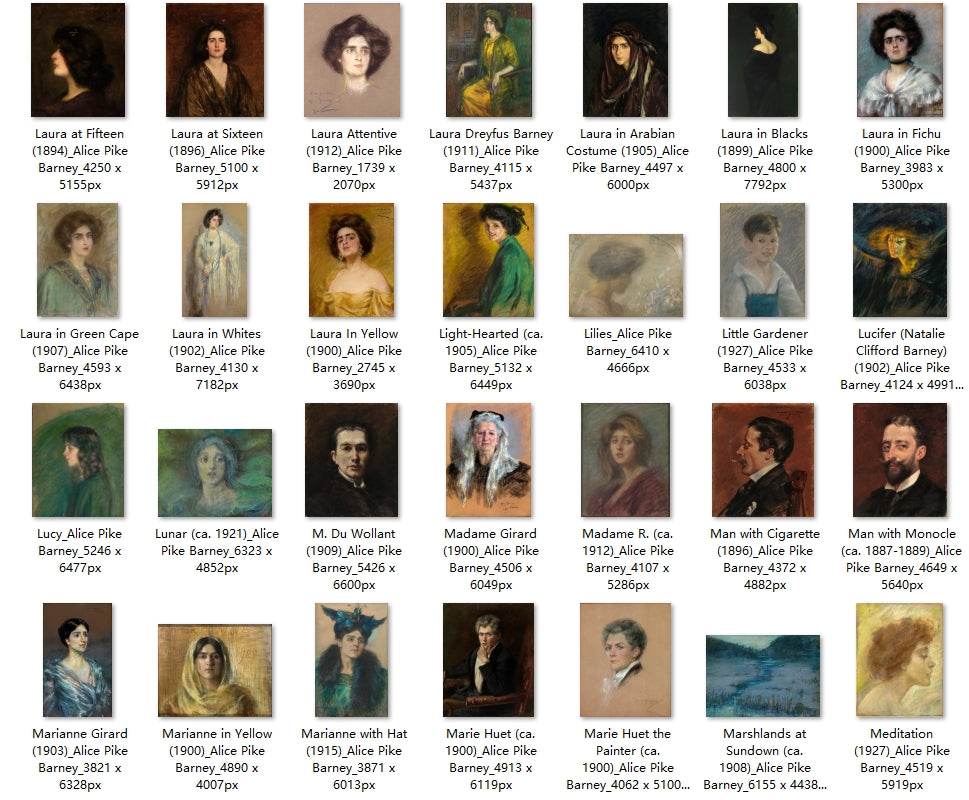 211 Painting Images by Alice Pike Barney (American, 1857–1931) - Gandhanra-ART