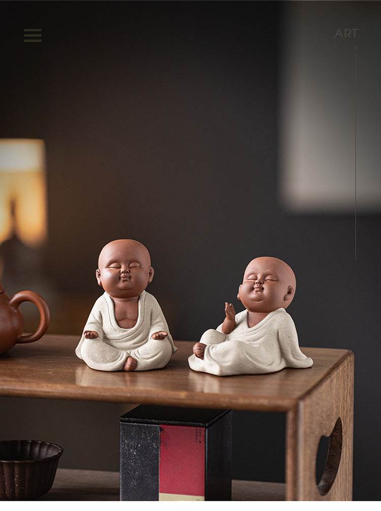 Purple Sand Meditation Buddha Statues - Gandhanra-ART
