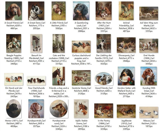 51 Painting Images by Carl Reichert (Austrian, 1836-1918) - Gandhanra-ART