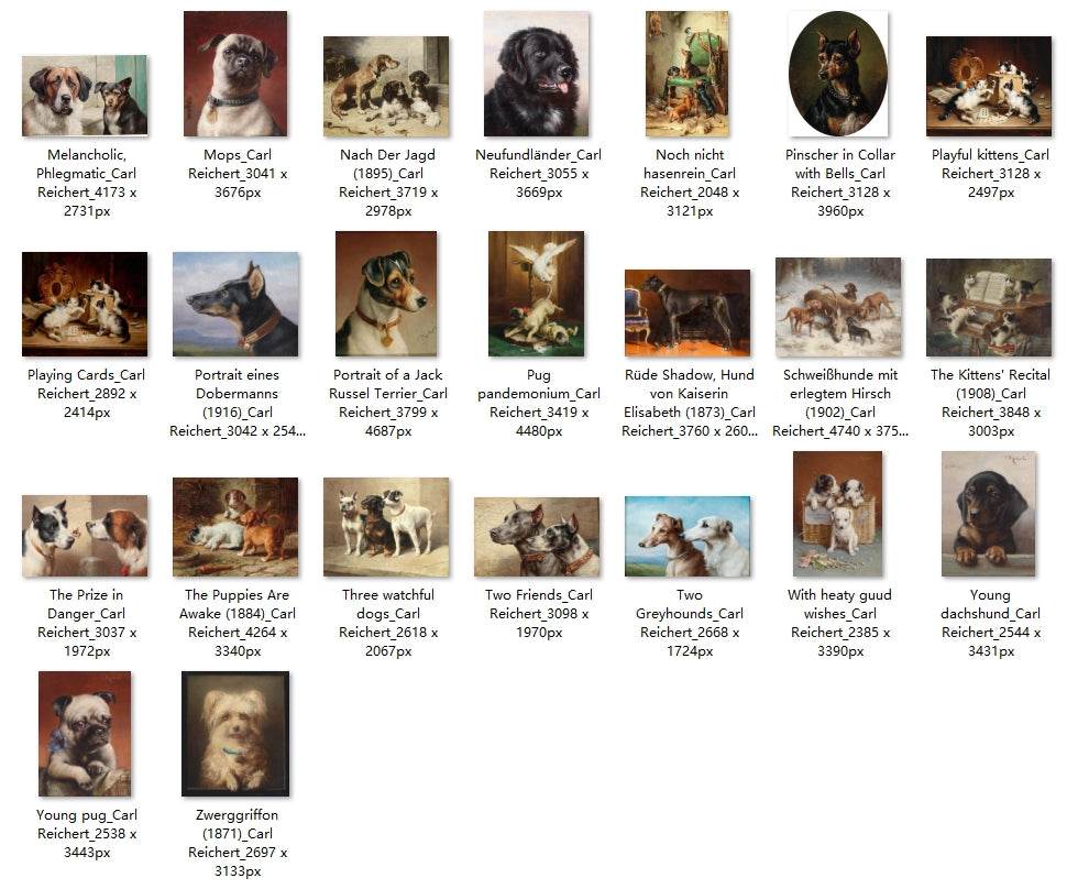 51 Painting Images by Carl Reichert (Austrian, 1836-1918) - Gandhanra-ART