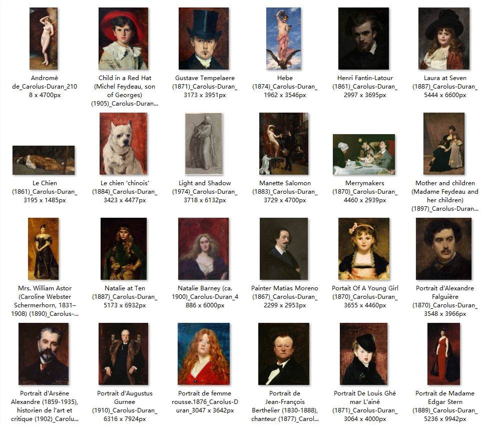 41 Painting Images by Carolus-Duran (French, 1837 - 1917) - Gandhanra-ART