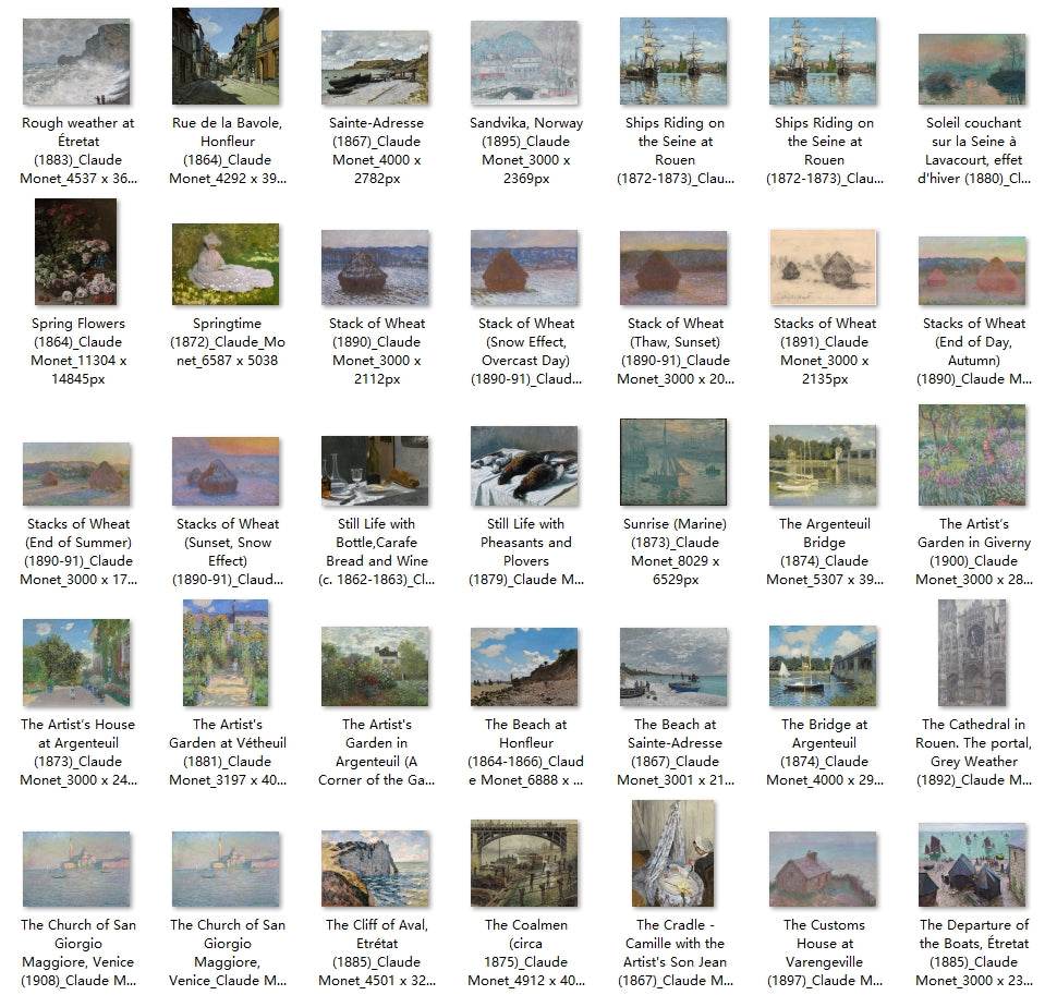238 Painting Images by Claude Monet (French, 1840-1926) - Gandhanra-ART