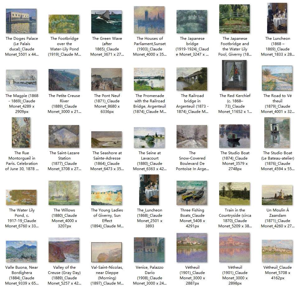 238 Painting Images by Claude Monet (French, 1840-1926) - Gandhanra-ART