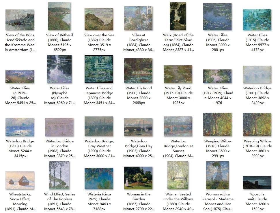 238 Painting Images by Claude Monet (French, 1840-1926) - Gandhanra-ART