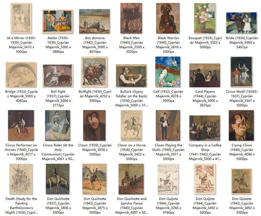 169 Painting Images by Cyprián Majerník (Slovak, 1909 - 1945) - Gandhanra-ART