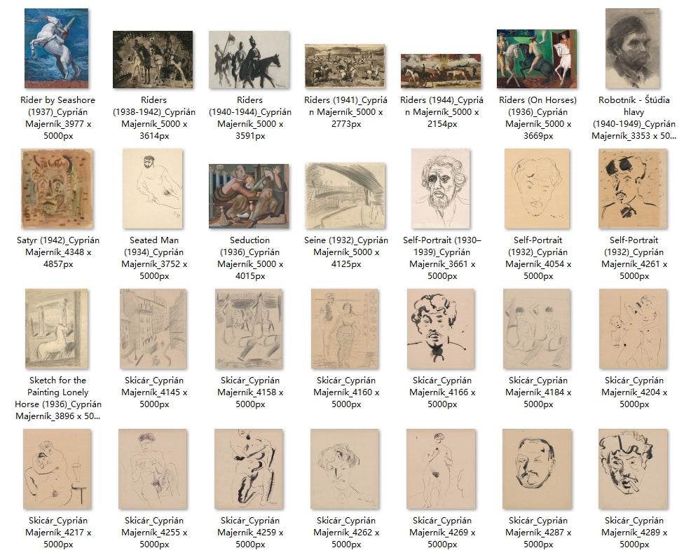 169 Painting Images by Cyprián Majerník (Slovak, 1909 - 1945) - Gandhanra-ART