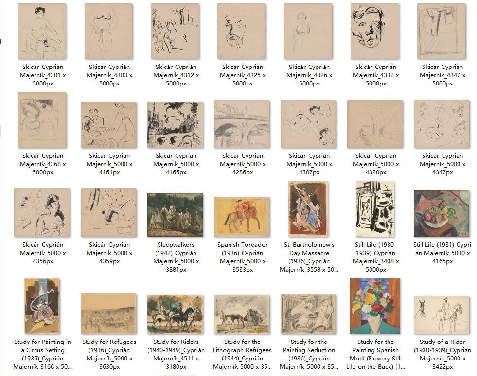 169 Painting Images by Cyprián Majerník (Slovak, 1909 - 1945) - Gandhanra-ART
