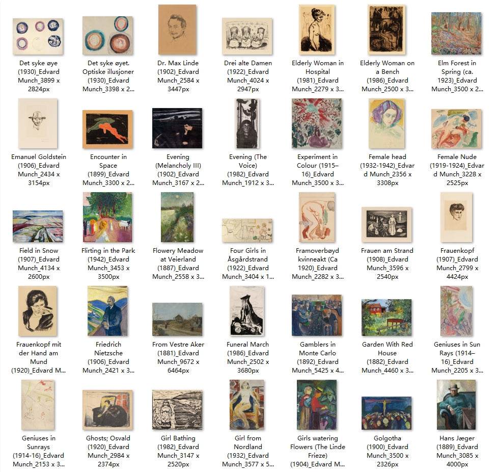 426 Painting Images by Edvard Munch (Norwegian, 1863 - 1944) - Gandhanra-ART