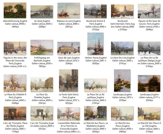 59 Painting Images by Eugène Galien-Laloue (French, 1854–1941) - Gandhanra-ART