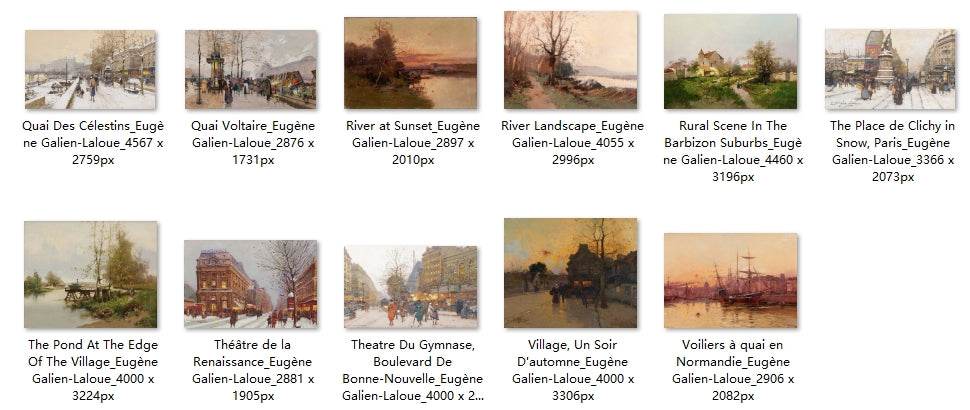 59 Painting Images by Eugène Galien-Laloue (French, 1854–1941) - Gandhanra-ART