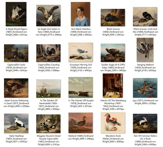 33 Painting Images by Ferdinand von Wright (Finnish, 1822- 1906) - Gandhanra-ART
