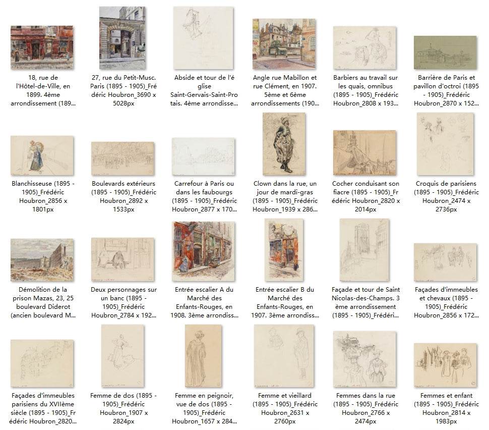 69 Painting Images by Frédéric Houbron (French, 1851 - 1908) - Gandhanra-ART