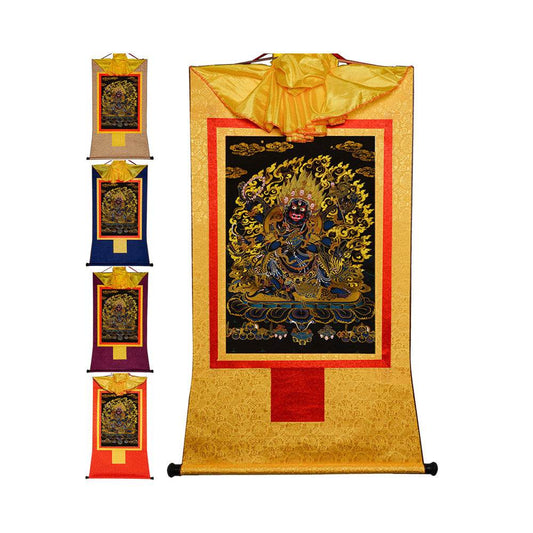 ནག་པོ་ཆེན་པོ། Six Armed Mahakala-Black Type - Gandhanra-ART