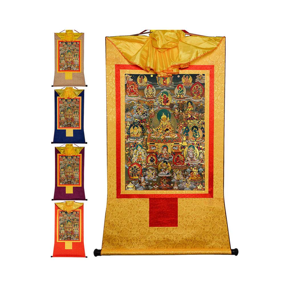 Guru Rinpoche and Gods of Wealth - Gandhanra-ART