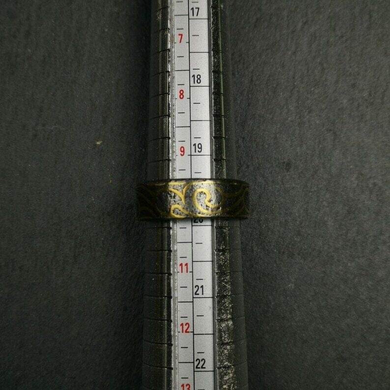 Tibetan Ring | Adjustable US Size 10 - Gandhanra-ART