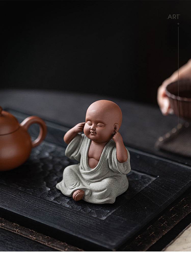 Purple Sand Meditation Buddha Statues - Gandhanra-ART