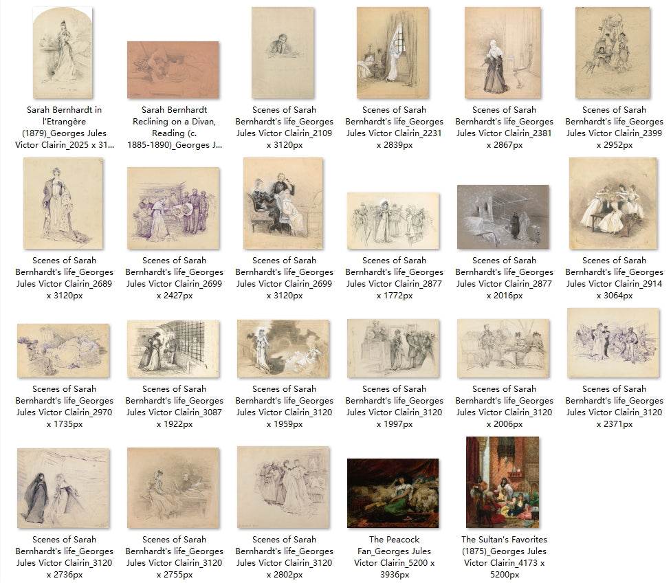 47 Painting Images by Georges Jules Victor Clairin (French, 1843 – 1919) - Gandhanra-ART