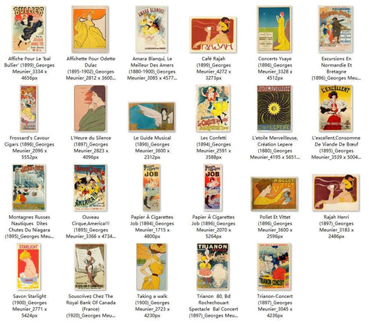 23 Painting Images by Georges Meunier (French, 1869-1942) - Gandhanra-ART