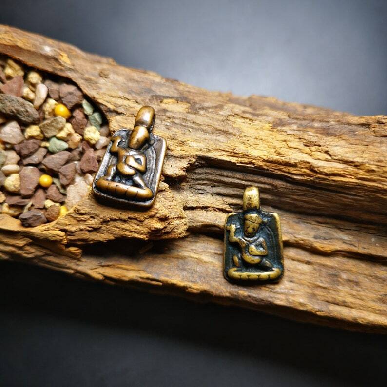 Mala Amulet Pendant,Vajrapani Mantra Dot Prayer Beads Accessories