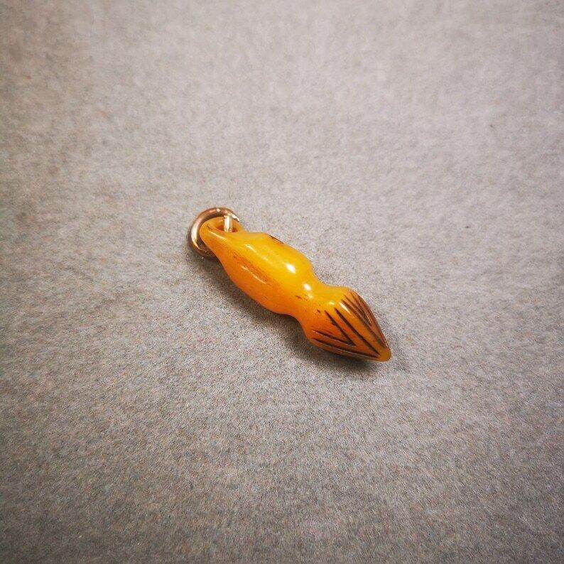 Yak Bone Amulet Vajra Kila(Dorje Phurba) for Mala,Prayer Beads - Gandhanra-ART