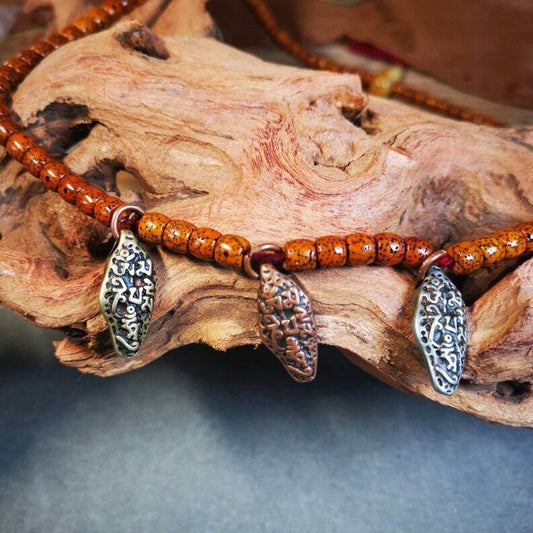 Mala Counter Pendant,OM Bead Amulet - Gandhanra-ART