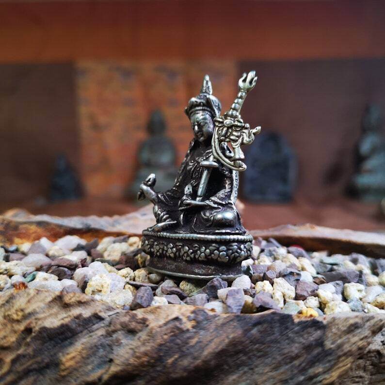 Gandhanra Antique Tibetan Buddha Statue,Padmasambhava,Guru Rinpoche - Gandhanra-ART