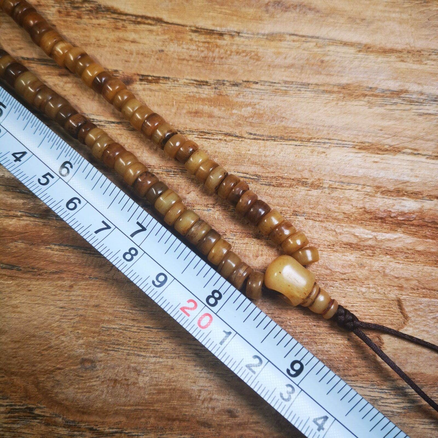 Yak Bone Mala,108 Prayer Beads Necklace - Gandhanra-ART