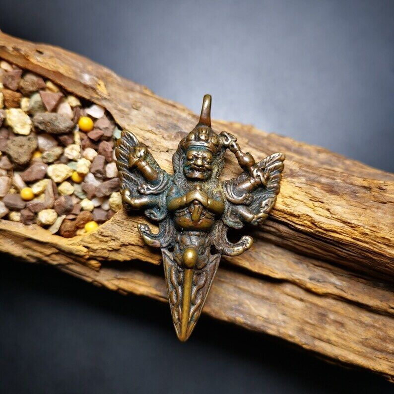 Amulet Pendant,Mahakala Phurba
