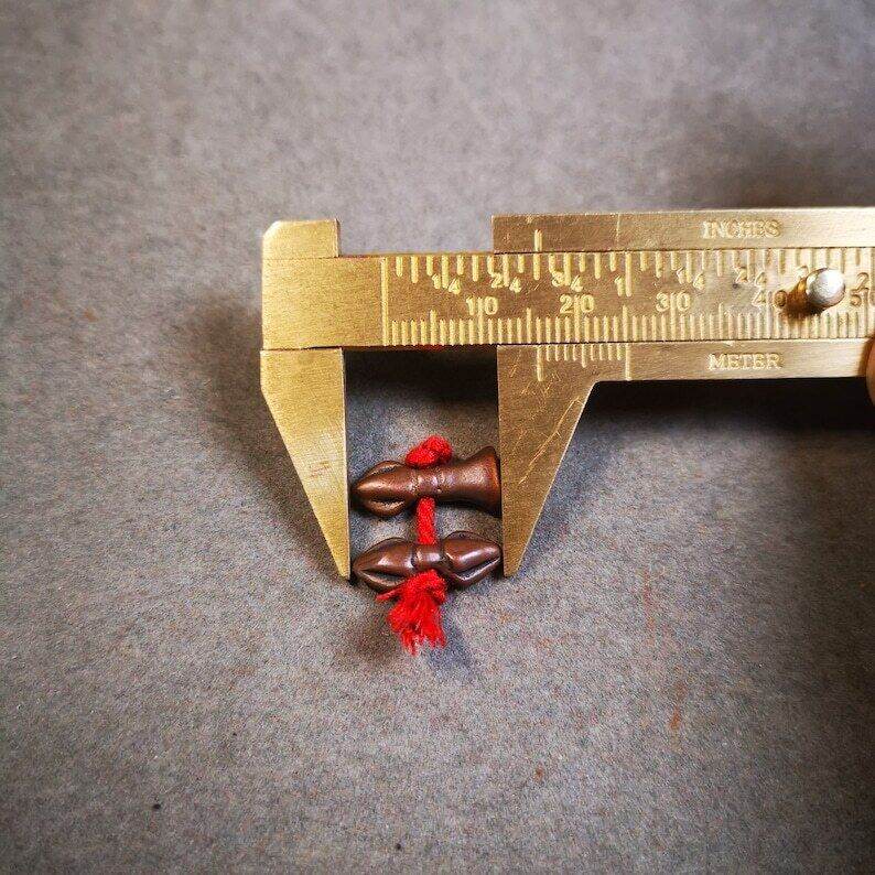 Amulet Pendant,Mini Vajra and Dorje Bell, Mala Accessories - Gandhanra-ART