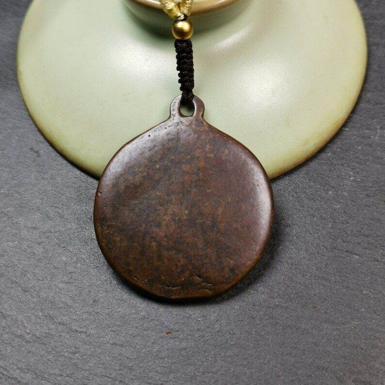 Thokcha Amulet,Chakrasamvara with Vajravarahi Badge - Gandhanra-ART