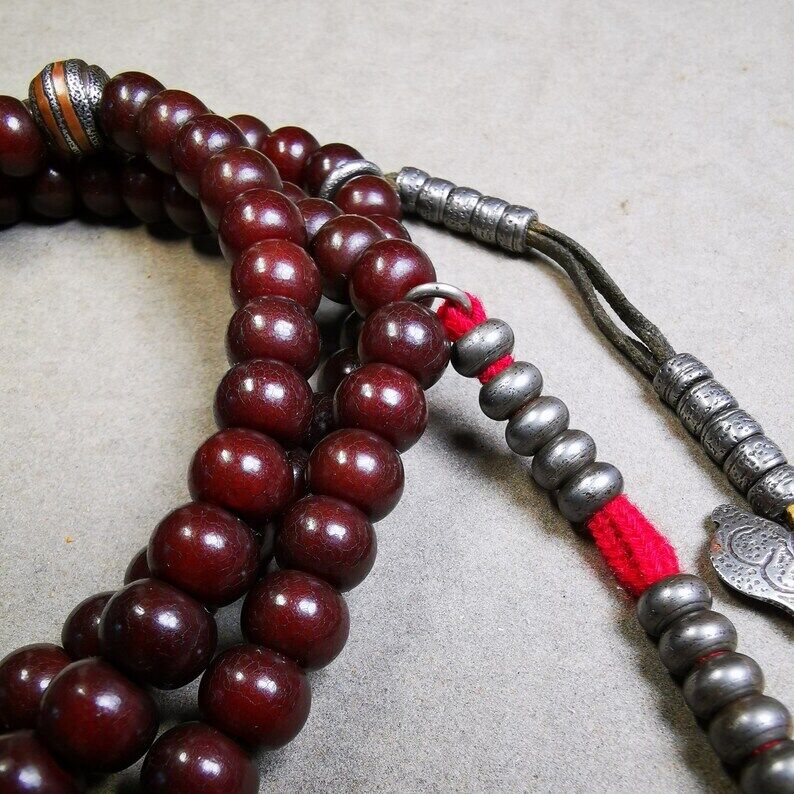 108 10 mm Bodhi-Wurzel-Mala, 89,4 cm