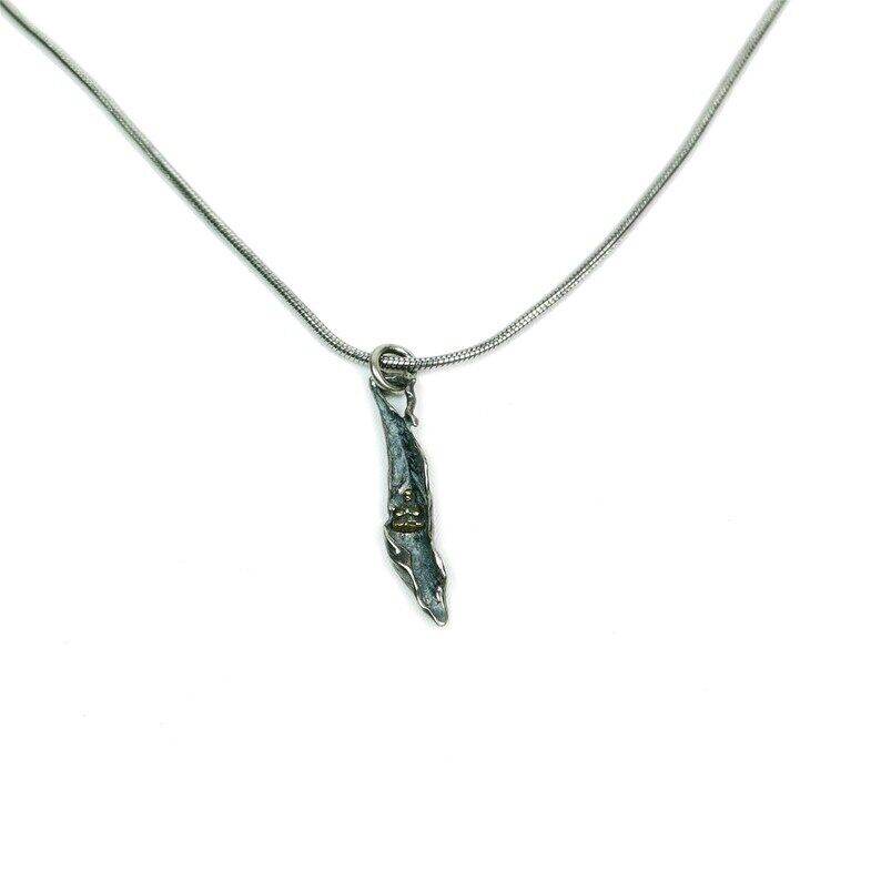 Lucky Charm, Unique Buddha among Leaf,Silver Pendant Amulet - Gandhanra-ART