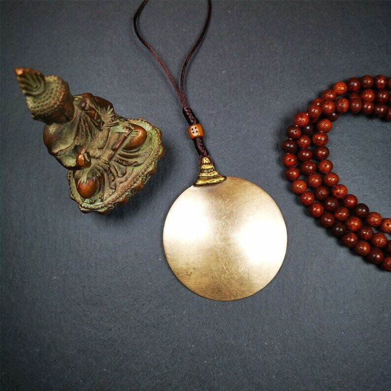 Amulet,Melong Mirror, SIPAHO(srid pa ho),Jiugong Bagua Badge - Gandhanra-ART