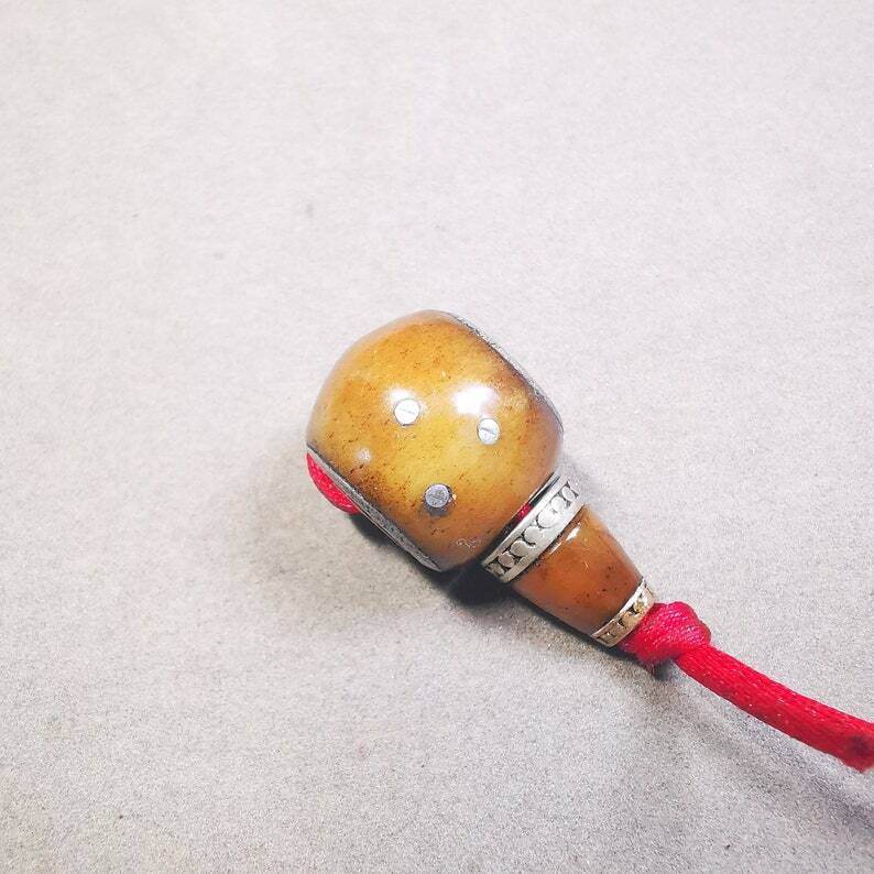 Guru Bead, T-drilled 3-Hole Bead - Gandhanra-ART