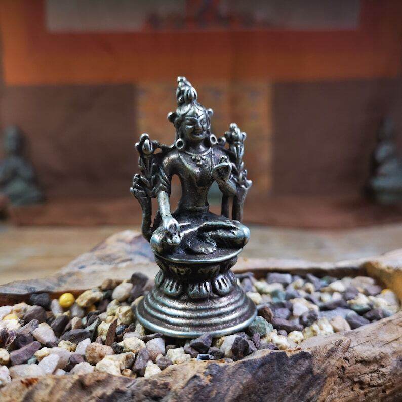 Gandhanra Tibetan Buddhist Statue White Tara - Gandhanra-ART