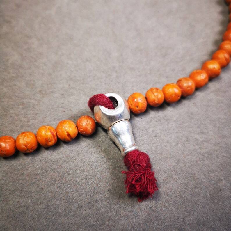 Guru Bead, T-drilled 3-Hole Bead for Prayer Bead,1.0"