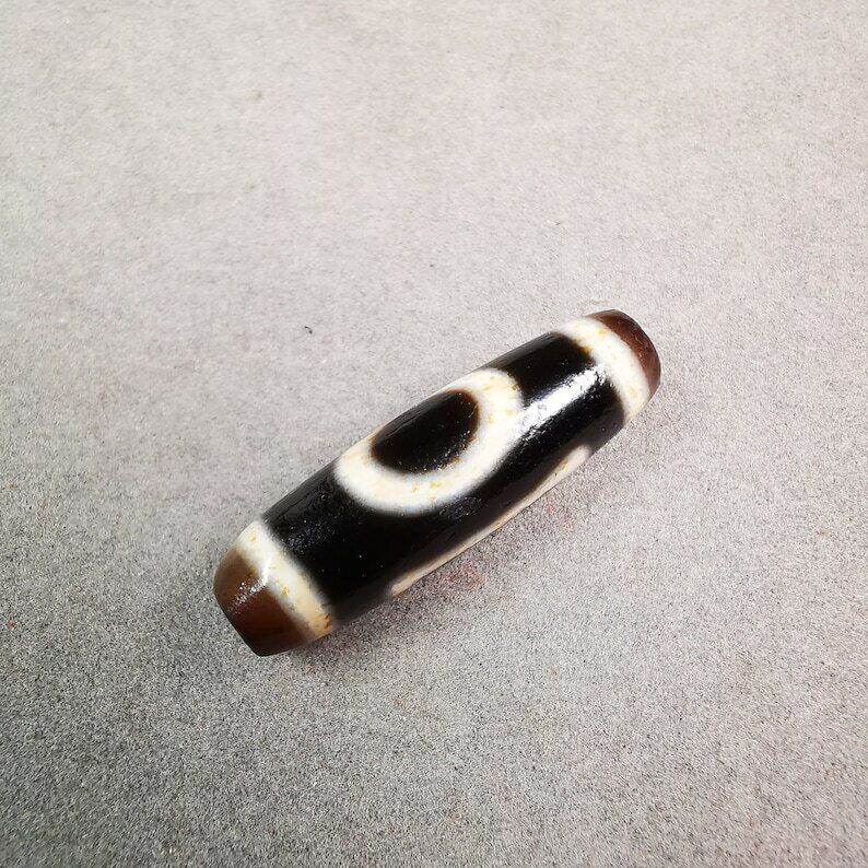 Heaven & Earth Dzi Bead - Gandhanra-ART
