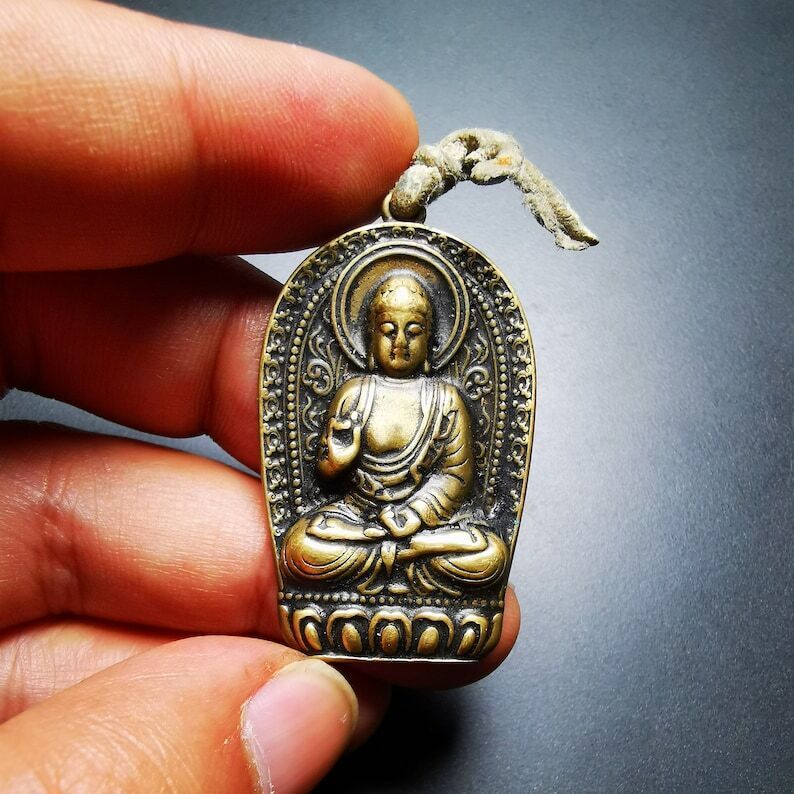 Gandhanra Tibetan Buddhist Amulet,Shakyamuni Pendant,Gautama Buddha Pendant