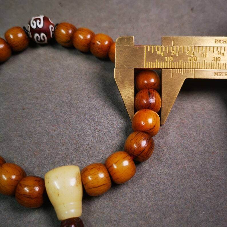 Wrist Mala Bracelet,11mm - Gandhanra-ART