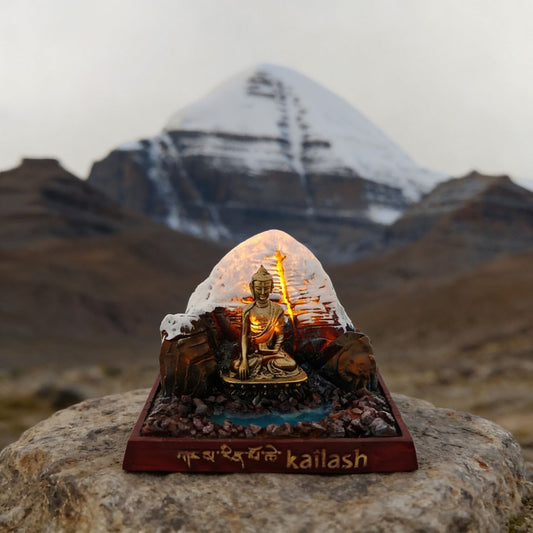 Mount Kailash Miniature Tibetan Home Decor & Spiritual Souvenir Gandhanra-ART