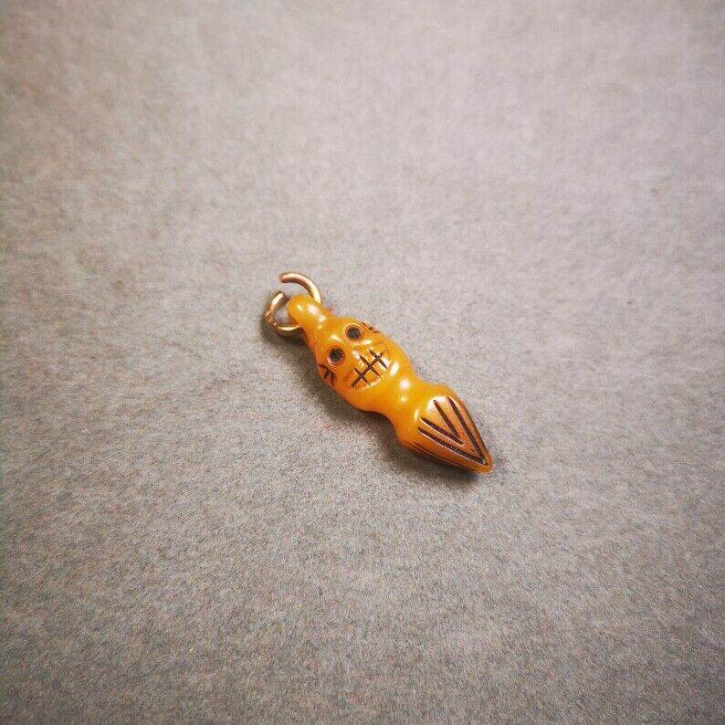 Yak Bone Amulet Vajra Kila(Dorje Phurba) for Mala,Prayer Beads - Gandhanra-ART